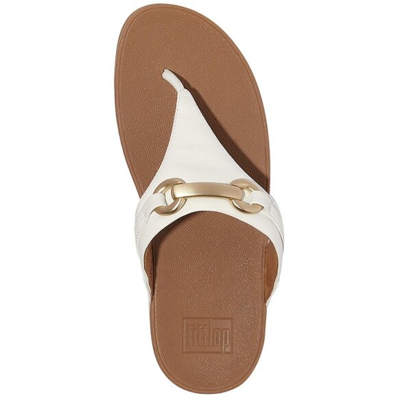 FitFlop Lulu Chunky-Snaffle Leather Toe-Post Sandals - Picture 3 of 4